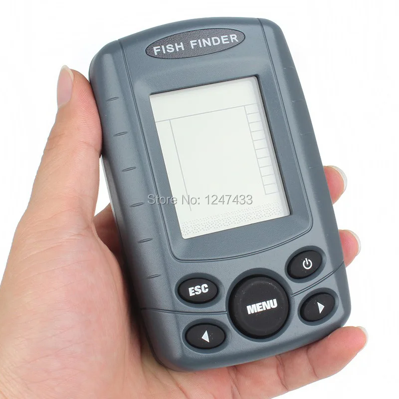 

Portable Wired Fish Finder Sonar Transducer Waterproof Fishfinder Weed Rock detector Water Temperature