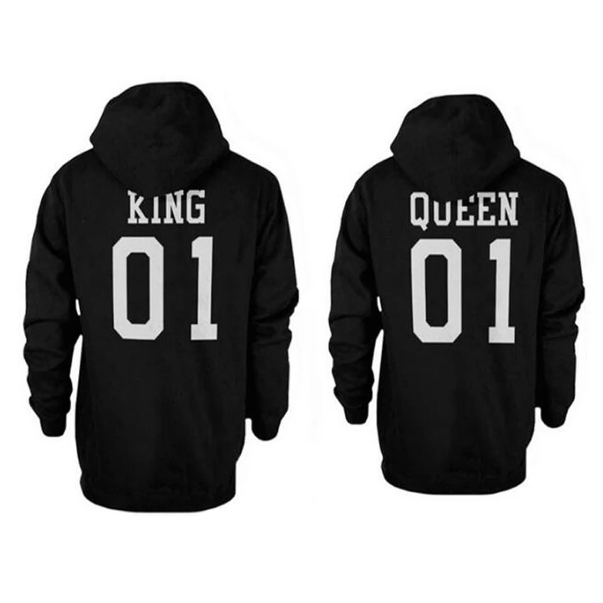 Par Sudadera Con Capucha Del Rey De La Reina - Compra