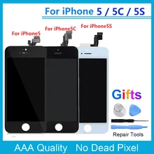Ограниченное предложение Качество AAA ЖК-дисплей Экран для iphone 5S 5C 5 ЖК-дисплей Дисплей Сенсорный экран планшета Ассамблеи Замена для iPhone 6, 6 S плюс ЖК-дисплей + подарки
