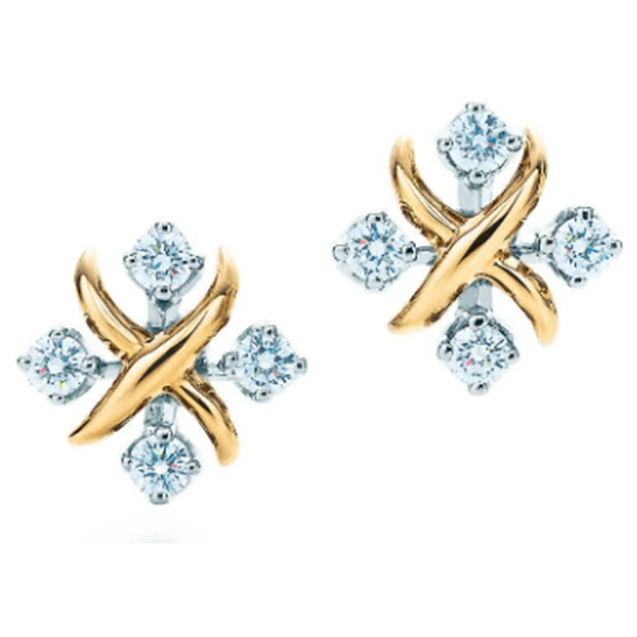 

Kaliyah 100% 925 Sterling Silver 1:1 New Genuine Trevo Charm Ladies Elegant Temperature Zirconia Earring