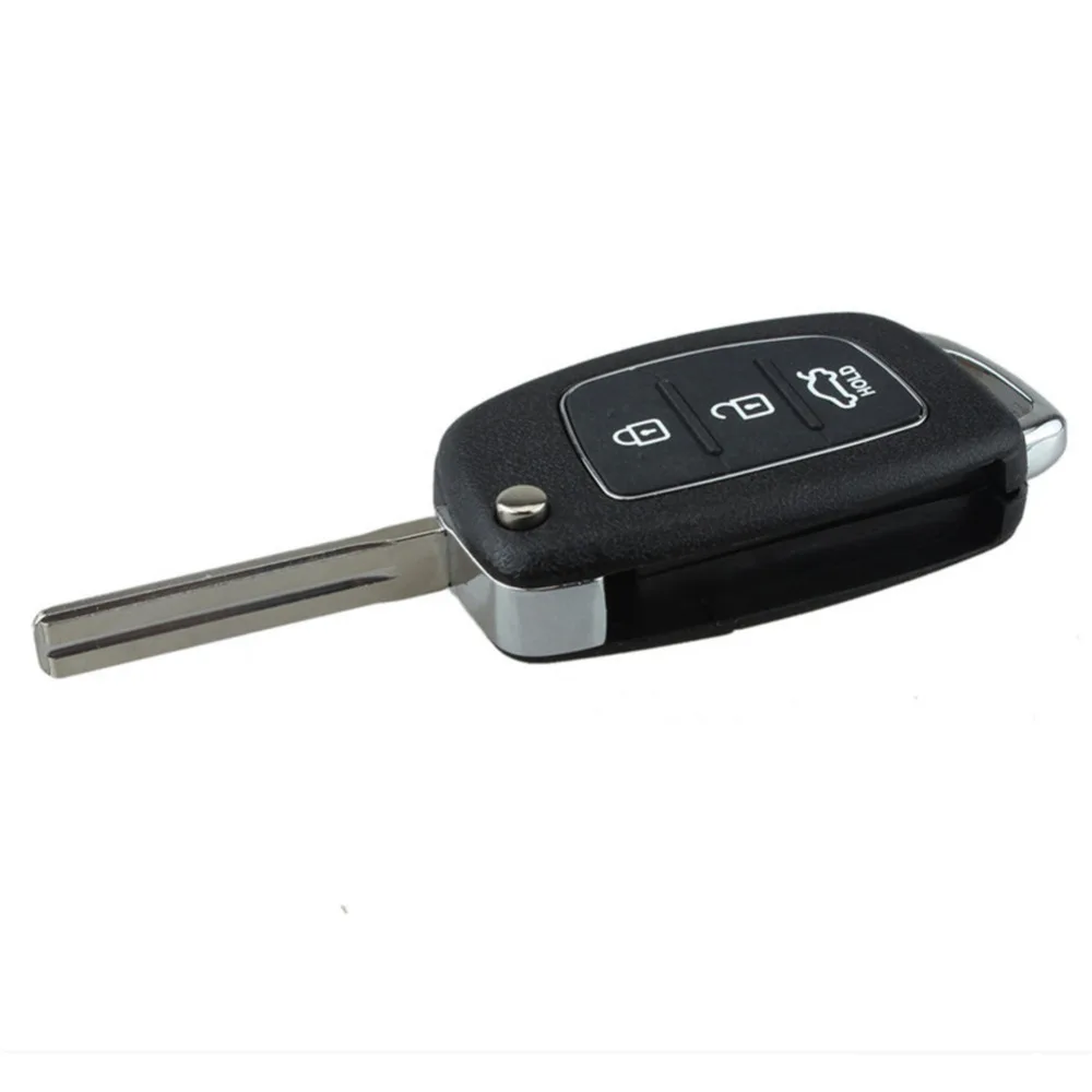 

3 Button Smart Remote Folding Car Key Case Car Key Shell Fit for HYUNDAI Santa Fe ix45 Car Styling Car Accessories