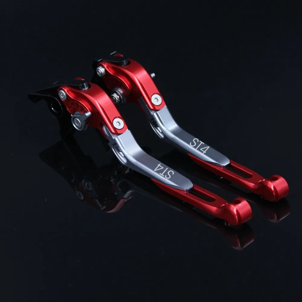

RiderJacky LOGO "ST4" Motorcycle CNC Brake Clutch Levers For Ducati ST4/S/ABS 1999-2002 2000 2001 Adjustable Extendable Foldable