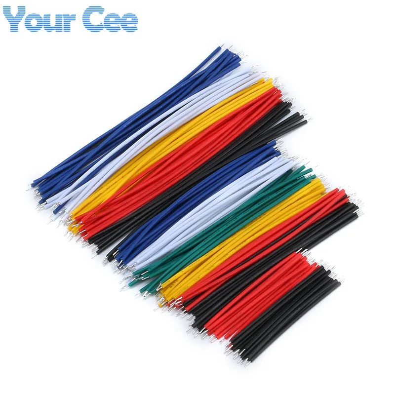 

1 lot 24 Commonly Used Line Package Double Headed Tinned Color Connection Cable 5CM 8CM 10CM