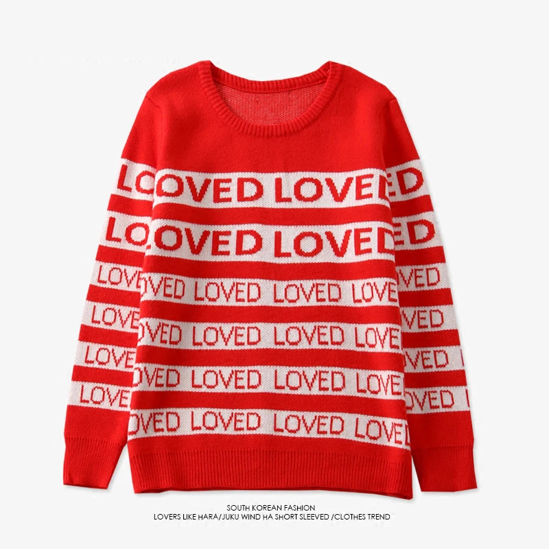 BANGTANG свитер для мальчиков ДНК СУГА же Стиль любил пуловер Kpop Для мужчин Для женщин студент любителей Harajuku зимние свитера