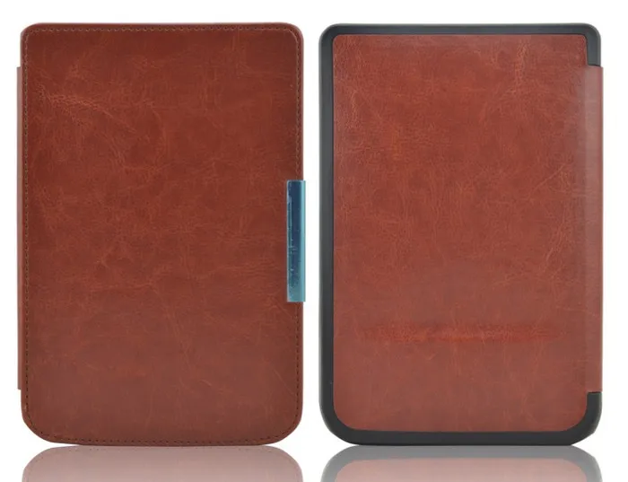 New Crazy Horse Magnetic Flip Leather Cover Case For Pocketbook Touch 614624626 6 6 inch Free Shipping (12)