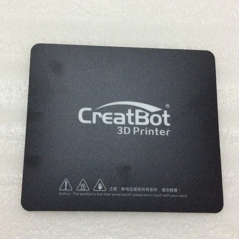 

CreatBot F160 3d printer self-adhesive bed 3d printing sticker model printing without tape