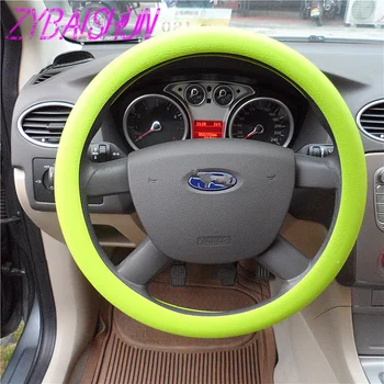 

Silicone non-slip green steering wheel cover for Mitsubishi ASX Outlander Lancer Evolution Pajero Eclipse