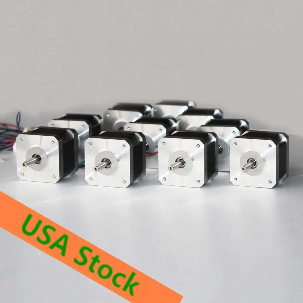 10PCS Nema17 Stepper Motor 4800g.cm,42BYGHW804,3D PRINTERS, 10PCS Nema17 Stepper Motor 4800g.cm,42BYGHW804,3D PRINTERS,
