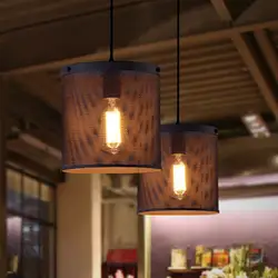 Пасторальный Стиль подвесной светильник Кофе магазин Винтаж подвесной светильник творческий Эдисон лампа светильник бар Книги по