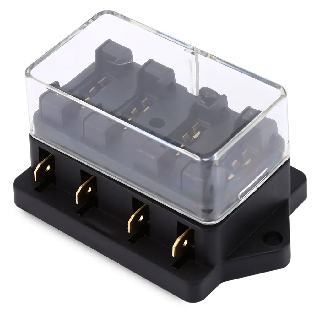 Universal Auto 4 Ways Circuit Automotive Middle-sized ... universal fuse box automotive 