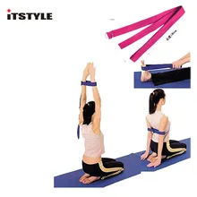 ITSTYLE 180 см d-кольцо спортивный стрейч-пояс для тренировки ног Фитнеса Йоги похудение для ног Пояс Фитнес упражнения