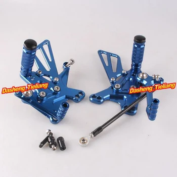 

Motorcycle Adjustable Rearset Rear Set Footpegs Foot Rest Peg For Kawasaki Ninja ZX10R 04-05 Spare Parts Pair