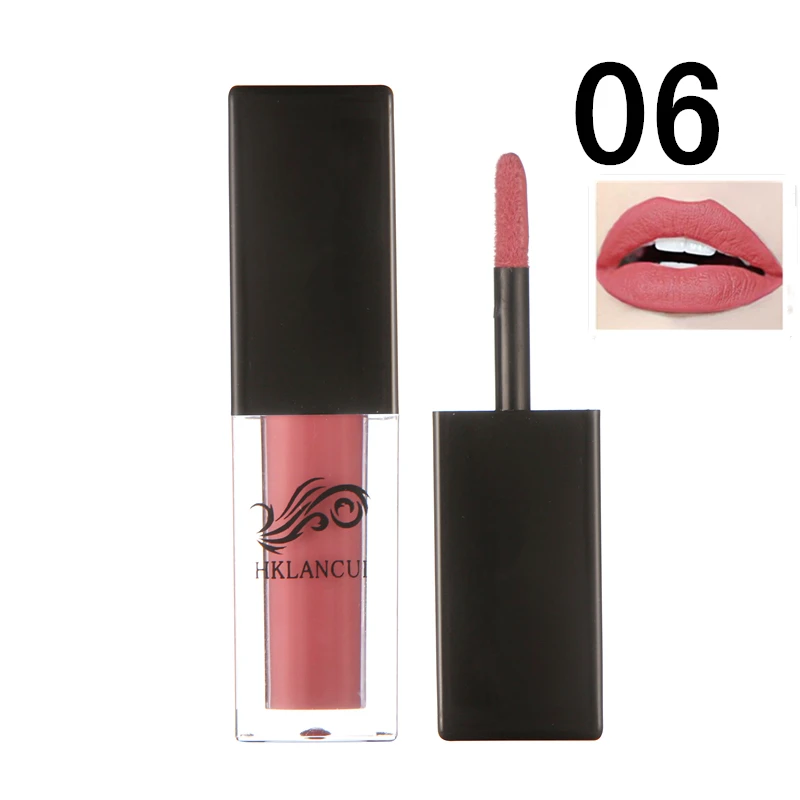 12 Colors Lips Gloss Makeup Waterproof Lipgloss Matte Velvet Liquid Lipstick Make up Maquiagem Lip Blam Cosmetics Tools