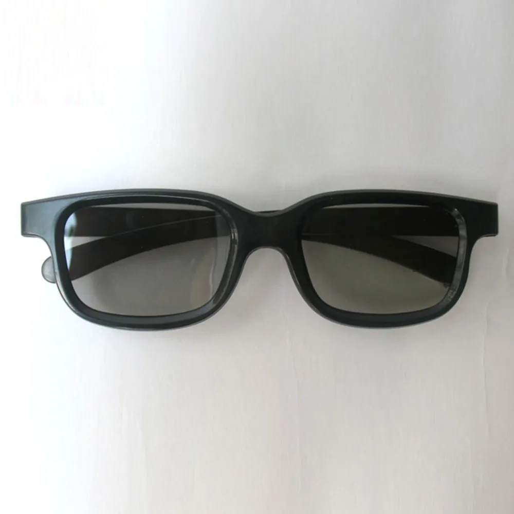 1Pair Polarized 3D Glasses Black Frame For Dimensional Anaglyph Movie Game DVD LCD Video Game Theatre Circular 1Pair Polarized 3D Glasses Black Frame For Dimensional Anaglyph Movie Game DVD LCD Video Game Theatre Circular