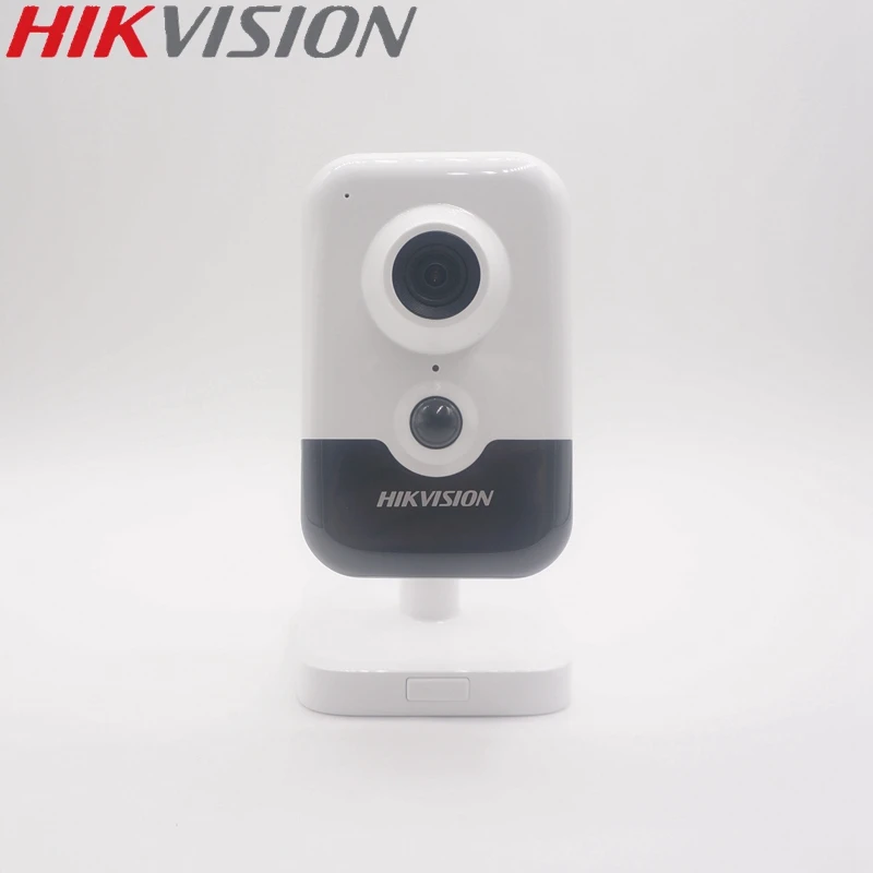 HIKVISION зарубежная версия DS-2CD2443G0-IW Wi-Fi камера H.265+ PoE 4MP ИК фиксированный куб Беспроводная ip-камера встроенный динамик