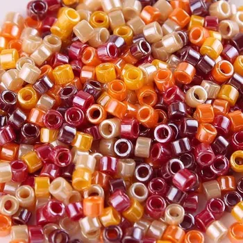 

Taidian Bead Weaving Japanese Delica Beads 11/0 Multicolor Beaded Necklace Jewelry Making 3grams/lot 1.6x1.3MM