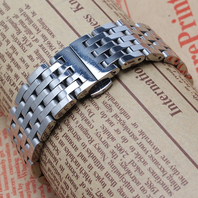 New arrival Fashion Watchband solid LINKS 20MM 22MM Watch straps bracelet for brand smart watch mens