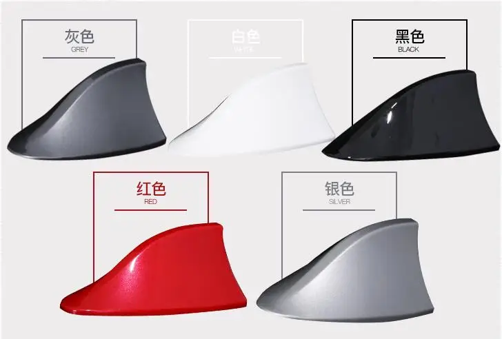 Roof Shark Fin Car Shark Antenna Radio FM/AM Signal Design Aerials Antenna For Universal ALL Car Model