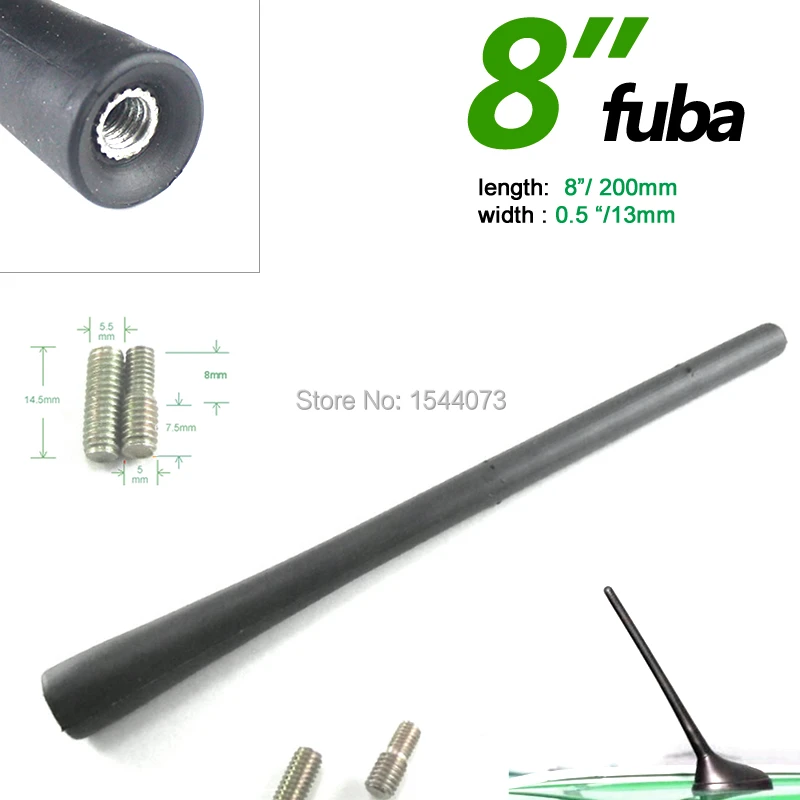 

8"Car Stereo Antenna for Volkswagen Skoda Octavia for VW Polo Golf GTi Aerial with 5mm and 6mm of screws