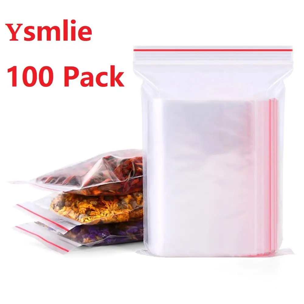 Ysmile большая сверхмощная сумка для хранения с замком молнией прозрачный поли