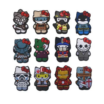 

Ten piece a lot 3D Embroidery armband GUN GIRL patch Tactical monkey patch pants or bag decorative US Army Tactical Monkey patch