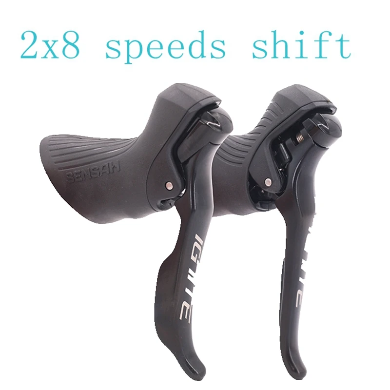 SENSAH الطريق الدراجة STI 2*8 2*9 شيفتر مزدوجة 9 سرعة الفرامل رافعة Derailleur دراجة أجزاء ل shimano Claris سورا