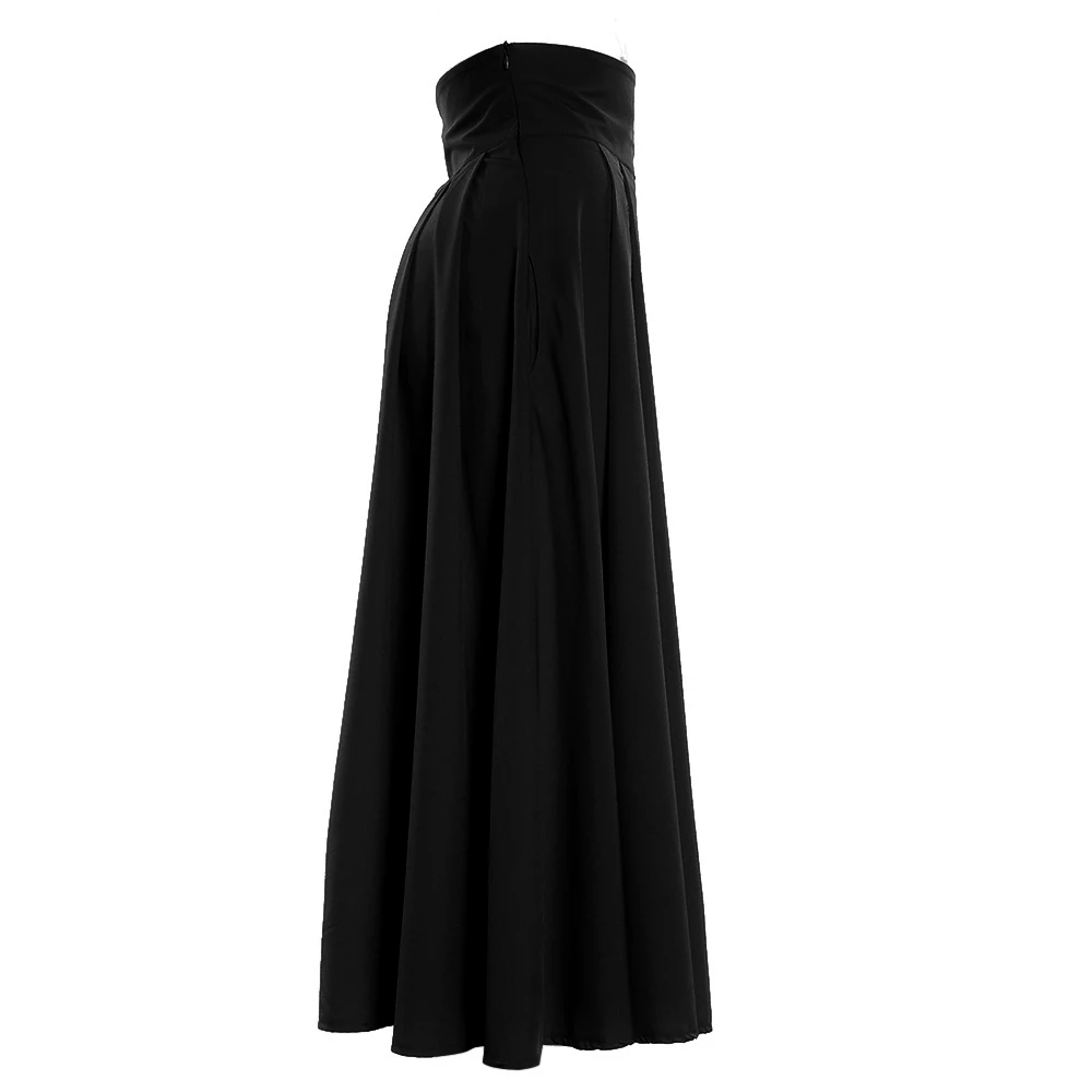 Женская летняя юбка с высокой талией расклешённая и в складку A Line Street Skirt Full Midi юбка harajuku faldas mujer moda 2019 jupe femme