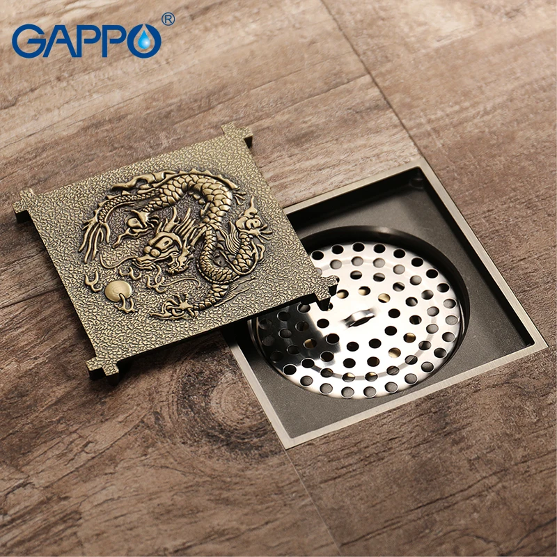 

GAPPO drains shower waste drainer bathroom floor cover drains Anti-odor Bathroom Floor Drain bathroom drainers stopper