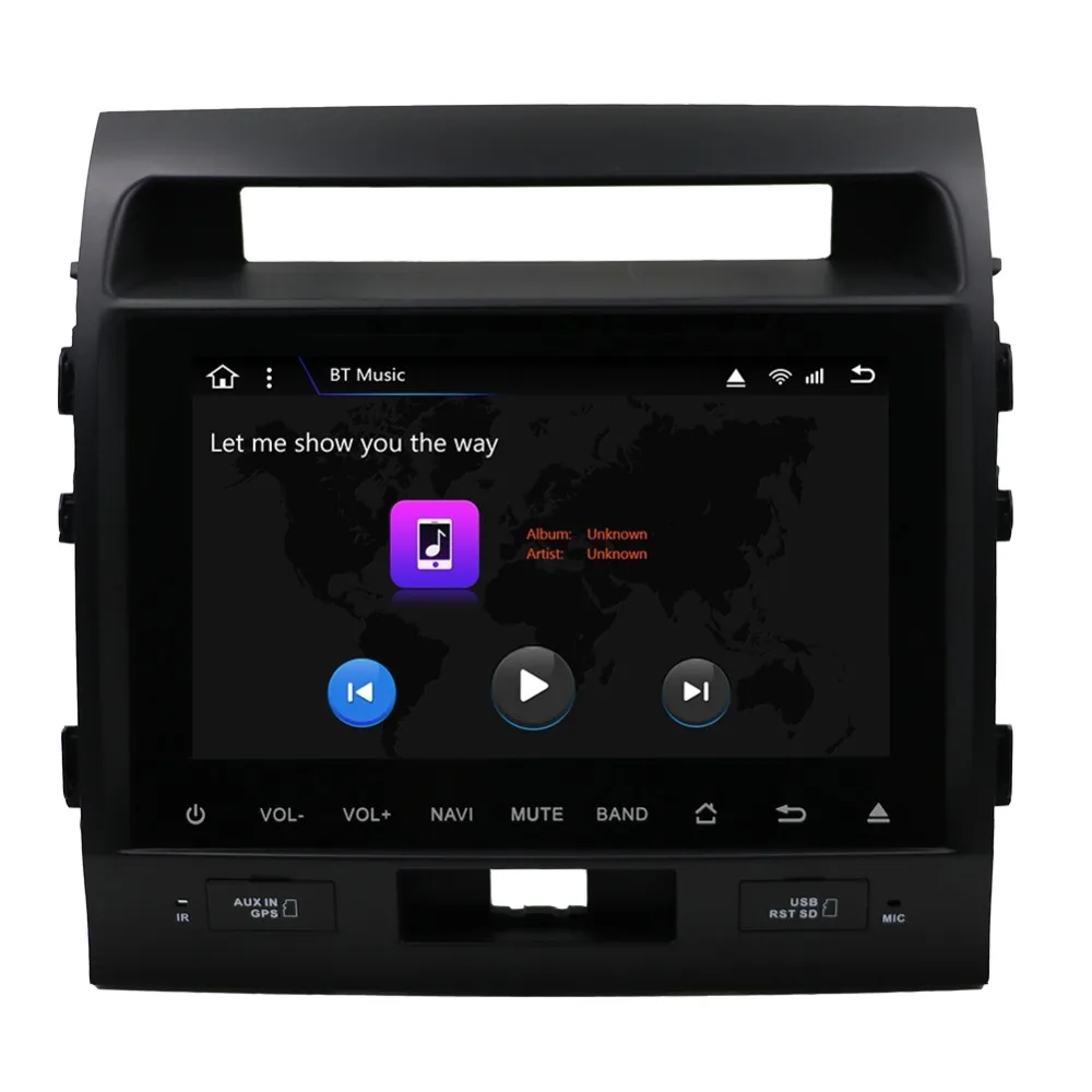 Excellent KLYDE 2 Din 10.1" 8 Core Android 8.1 For TOYOTA LAND CRUISER LC200 2004- Car Radio 2+32GB Multimedia Audio Stereo 1024*600 1