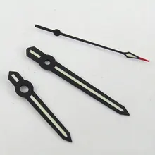 Черные края зеленые руки подходят для miyota 8205 8215 821A Движение Мужские t часы стрелки часы иглы