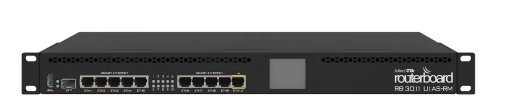 Фосветительная плата 10xgigabit Ethernet USB 3 0 LCD RB3011 10x1 0/100/1000 порты Ethernet|Проводные роутеры|
