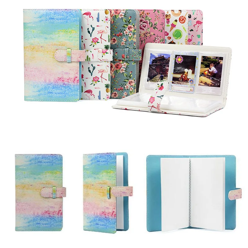 PU Leather Instant Photo Album 96 Pockets Picture Storage Albums Picture Case 3 inch For Fujifilm Instax Mini8/9/7s/7C/25/70/90