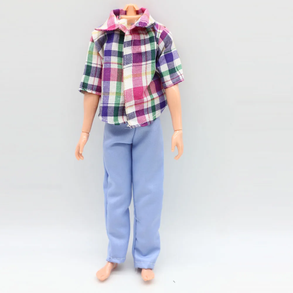 

1pcs clothes shirt suit With pants trousers for barbie boy firend for barbie doll ken