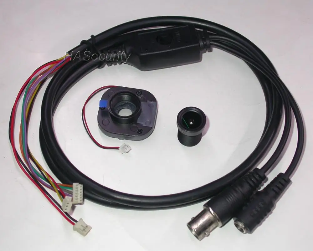 AHD H M CVBS 1/2.7 &quotOmniVision CMOS OV2710 + NVP2441 DSP CCTV плата модуль камеры печатная OSD кабель 2 МП LEN