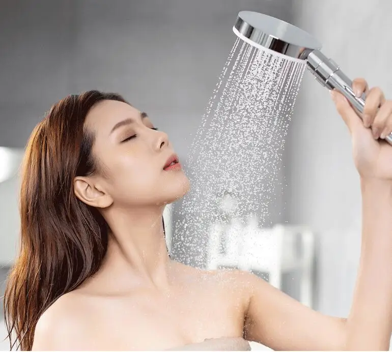 Xiaomi Dabai Handheld Shower Head hose Lifting rod Set 3 in 1 360 Degree 120mm 53 Water Hole with PVC Powerful Massage Shower (15)