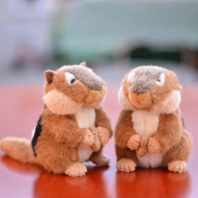 Baby Toy Soft Squirrel Doll Real Life Plush Wild Animals Children's Toys Lovely Mole Dolls