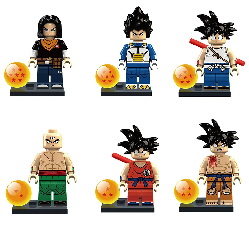 Dragon Ball Legoingly Goku Building Blocks Compatible with Legoingly Dragon Ball Series Bricks Toys For Kids Educational Gift