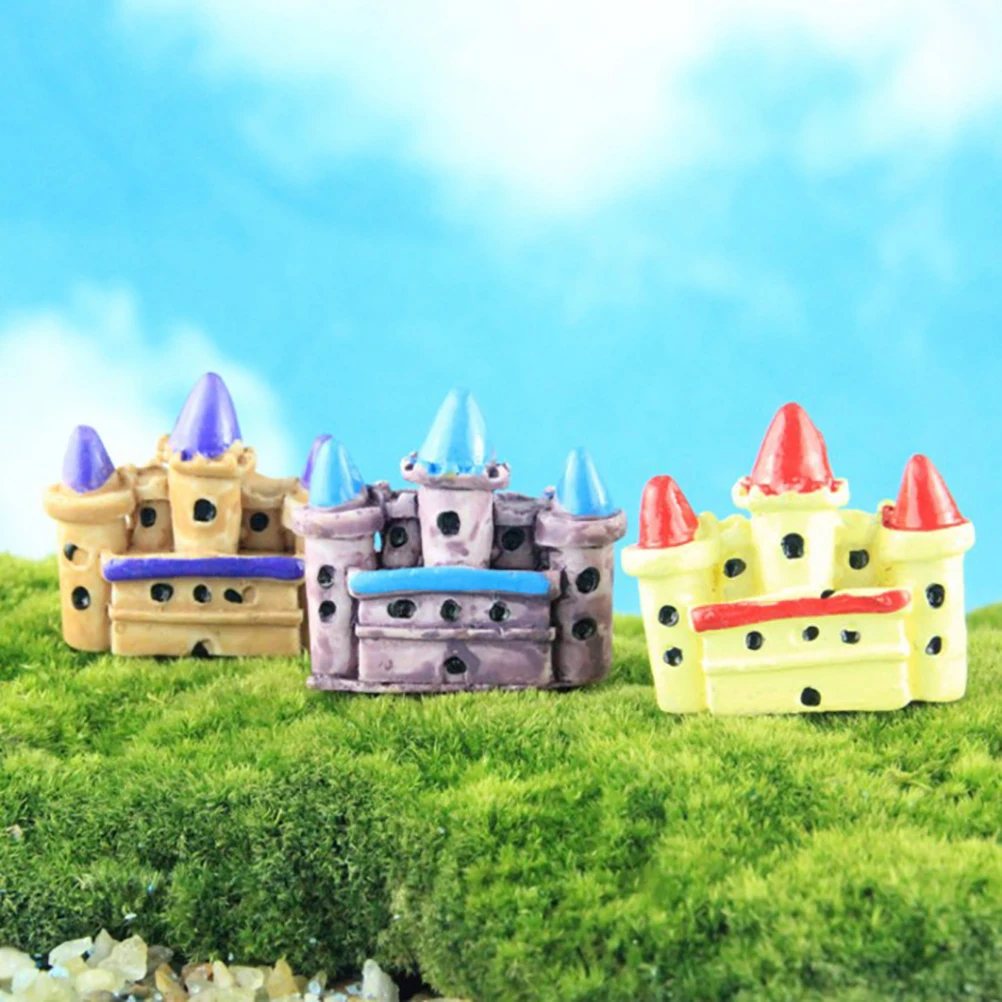 DIY Mini Craft Artificial Castle House Cottage Miniature ...