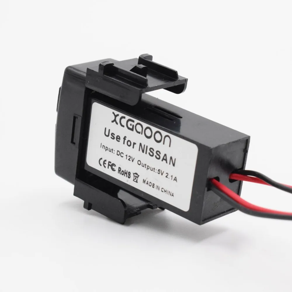 XCGaoon Специальный 5V 2.1A 2 USB разъем автомобильное зарядное устройство адаптер для