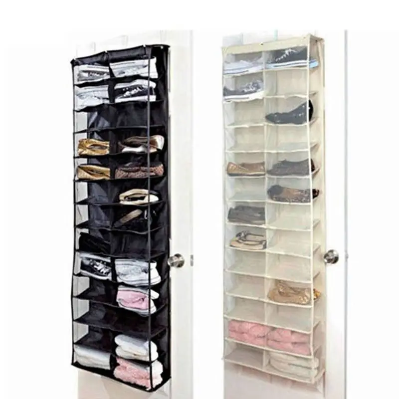 

26 Pairs Shoe Storage Bag Space Saver Rack Storage Organizer Shoes Organizer Bags Hanging Storage Baskets Home Organizer