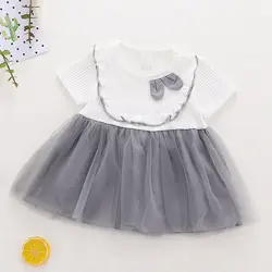 Halilo/платье для маленьких девочек, летняя одежда для маленьких девочек, бальное платье, костюмы принцессы, платья для маленьких девочек