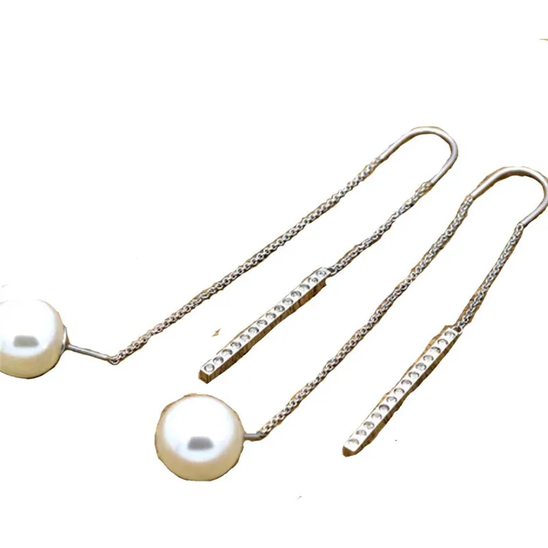 

Pearl Pendant Dangle Earring Natural Freshwater Pearl Jewelry Fashion Female Cloth Accessories 2017