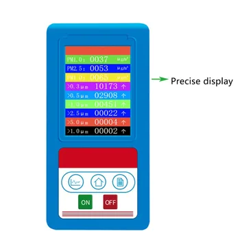 

New Particle Dust Counter Tester Air Quality Analyzer Formaldeyde HCHO PM1.0 PM2.5 PM10 Gas Analyzer Particles Detector Meter