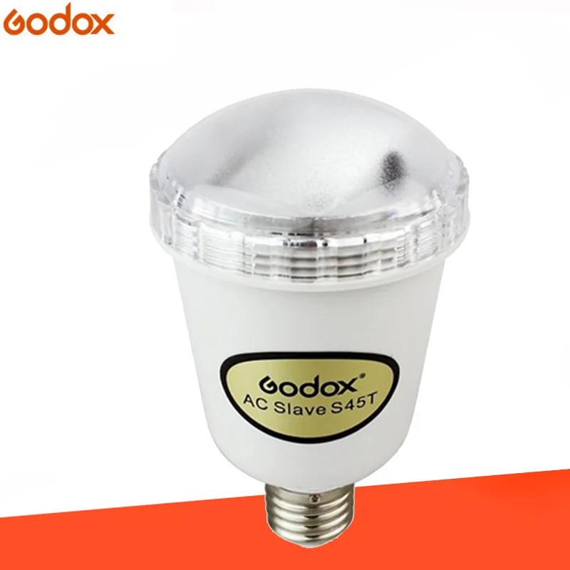 Godox S45T фотостудия стробоскоп E27 винт AC Slave Студия Вспышка лампа 45 Вт 110В/220В