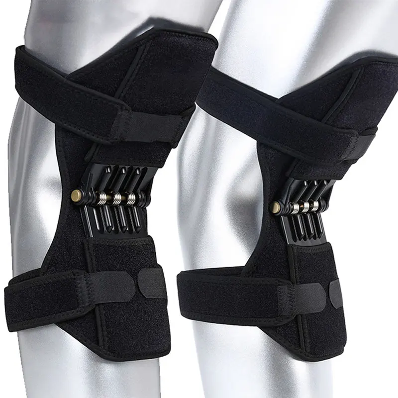 Sport Power Lift Joint Patella Booster Support Knee Protection Powerful Rebound Spring Force Pads Brace | Красота и здоровье
