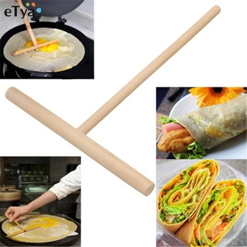 

5 inch Wooden Crepe Maker Pancake Batter Spreader Stick omelette egg Spreader stick DIY Home Kitchen Baking Pastry Tools