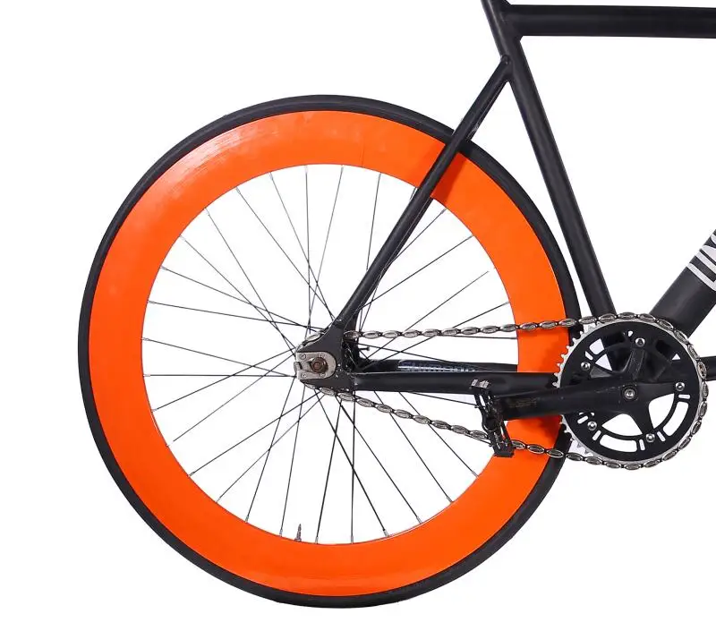 Perfect Fixed Gear bike   frame 53cm 55cm 58cm  Aluminum alloy Bike Track  Bicycle 70mm alloy  700C wheel Fixie bike 6