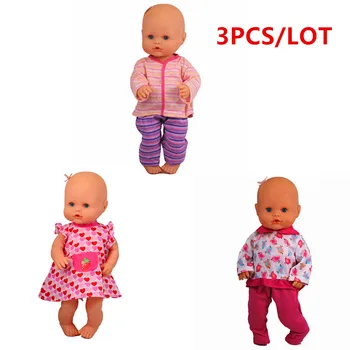 

13inch Doll Clothes Fit 35cm Nenuco Doll Nenuco Ropa y su Hermanita Doll Accessories 2 Casual Outfits 1 Strawberry Dress