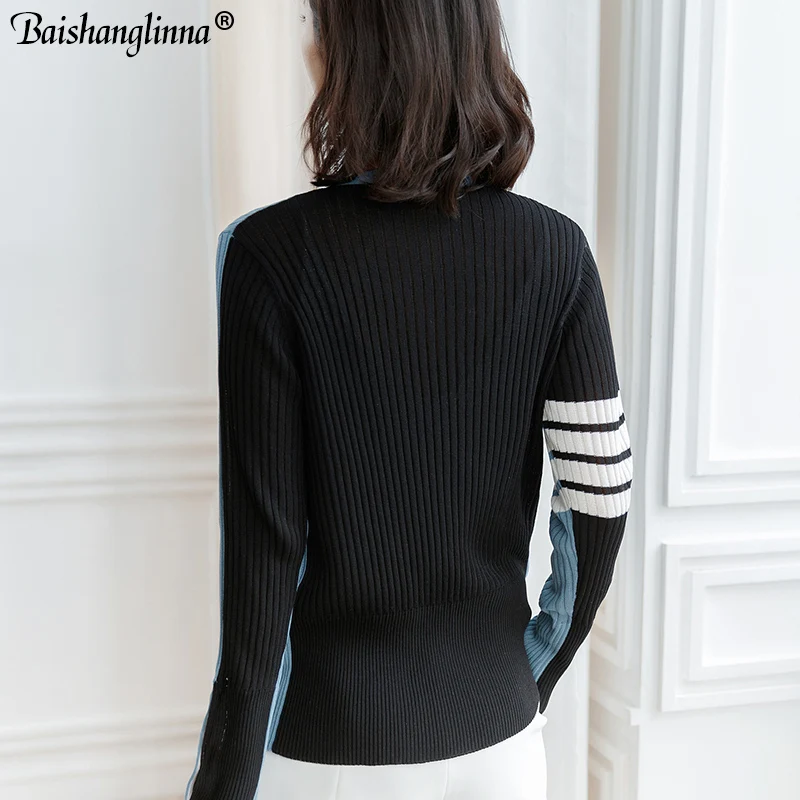 Baishanglinna Women Cardigan Elegant Knitted Wear Solid Color V-neck Cardigan 2019 Spring Autumn Sweater Cardigan For Women Baishanglinna Women Cardigan Elegant Knitted Wear Solid Color V-neck Cardigan 2019 Spring Autumn Sweater Cardigan For Women