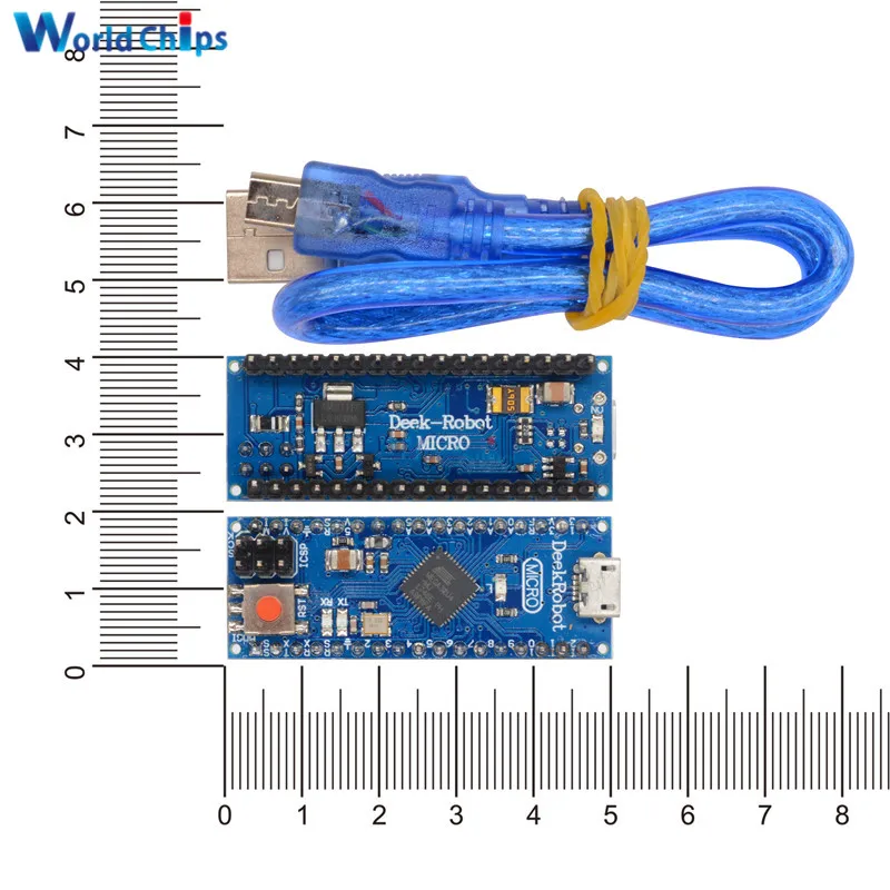 Micro ATmega32u4 5 в 16 МГц микроконтроллер модуль расширения совместимый для Arduino Mirco заменить Pro Mini с USB кабелем